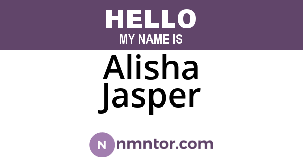 Alisha Jasper