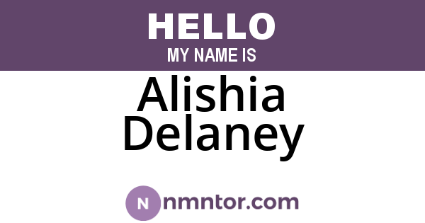 Alishia Delaney