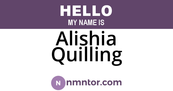 Alishia Quilling