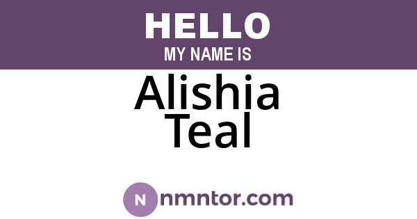 Alishia Teal