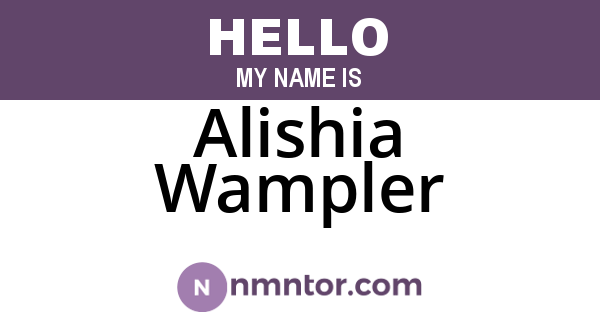 Alishia Wampler