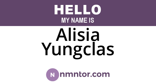 Alisia Yungclas