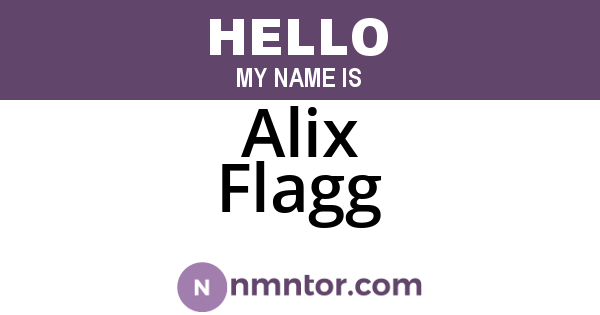 Alix Flagg