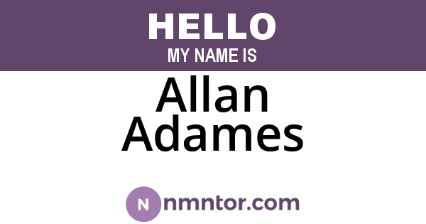Allan Adames