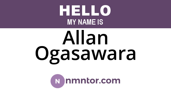 Allan Ogasawara