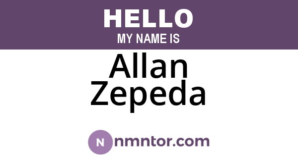 Allan Zepeda