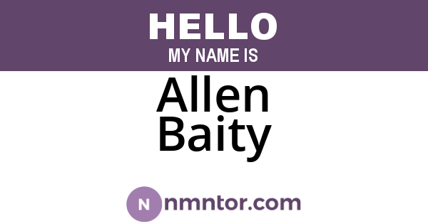 Allen Baity