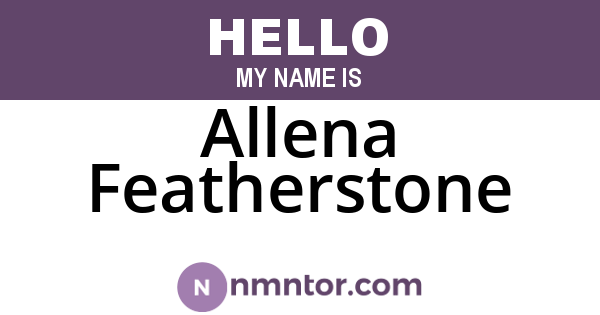 Allena Featherstone