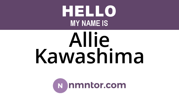 Allie Kawashima