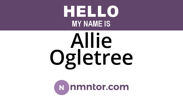 Allie Ogletree