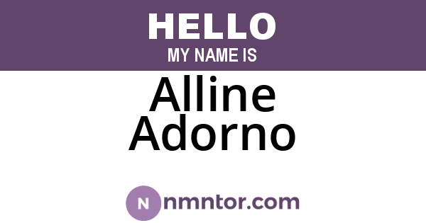 Alline Adorno