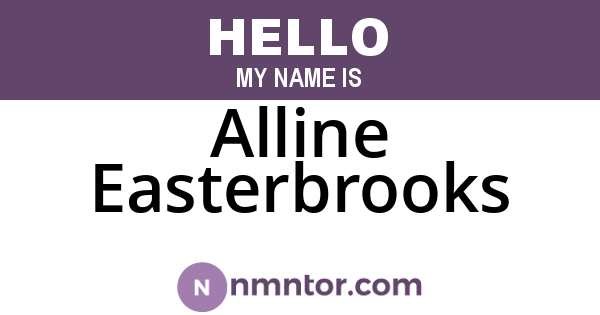 Alline Easterbrooks