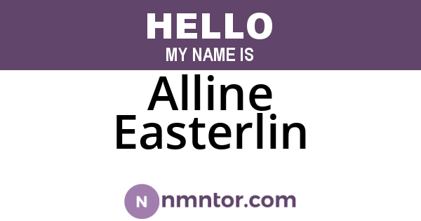 Alline Easterlin