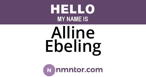 Alline Ebeling