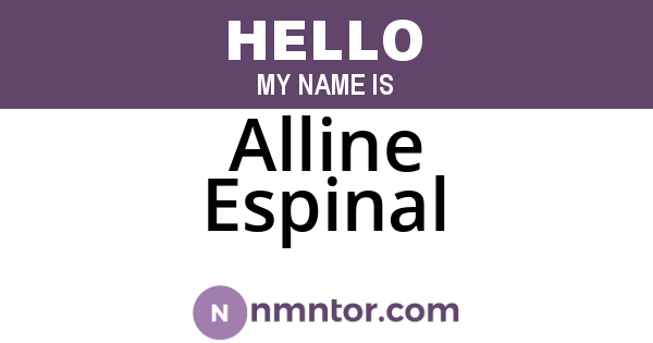 Alline Espinal