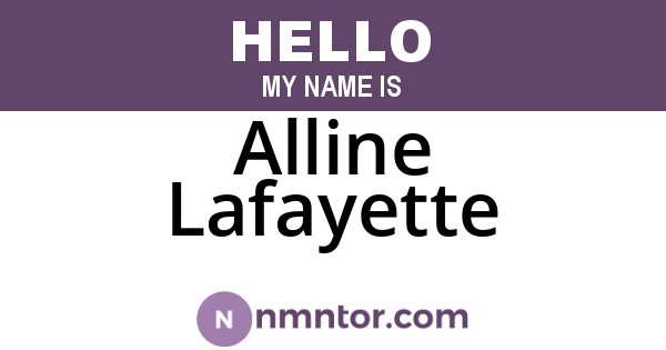 Alline Lafayette