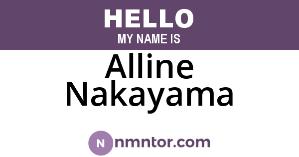Alline Nakayama