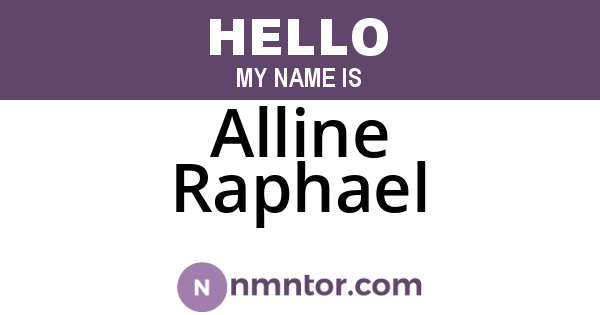 Alline Raphael