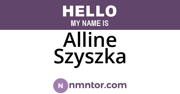 Alline Szyszka