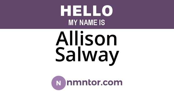 Allison Salway