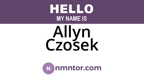 Allyn Czosek