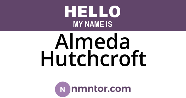 Almeda Hutchcroft
