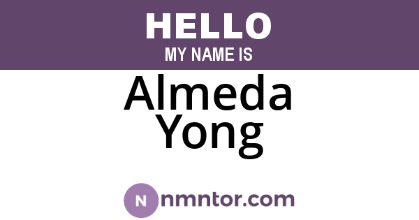 Almeda Yong