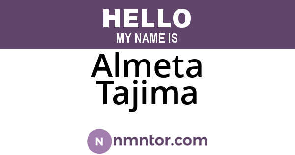 Almeta Tajima