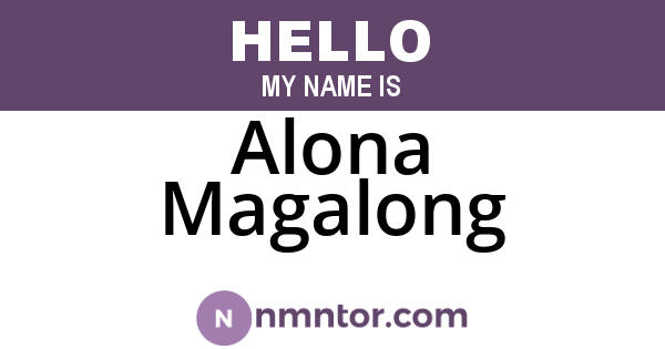 Alona Magalong
