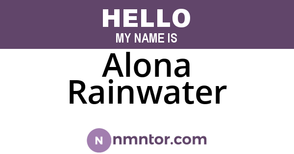 Alona Rainwater