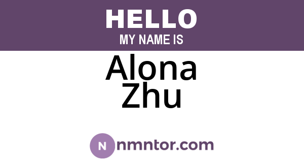 Alona Zhu