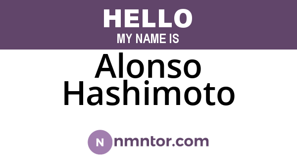 Alonso Hashimoto