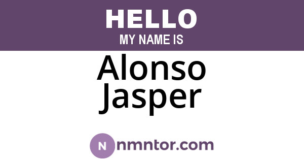 Alonso Jasper