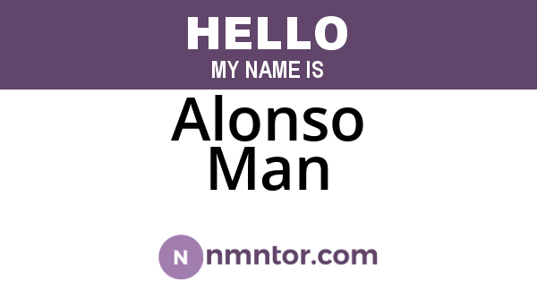 Alonso Man
