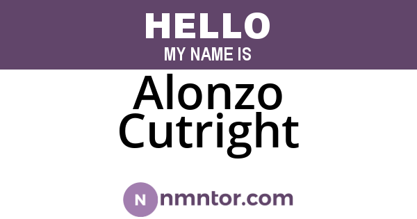 Alonzo Cutright