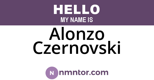 Alonzo Czernovski