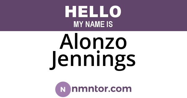 Alonzo Jennings