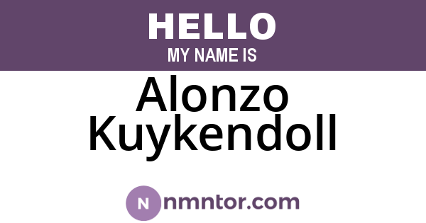 Alonzo Kuykendoll