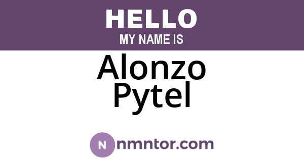 Alonzo Pytel