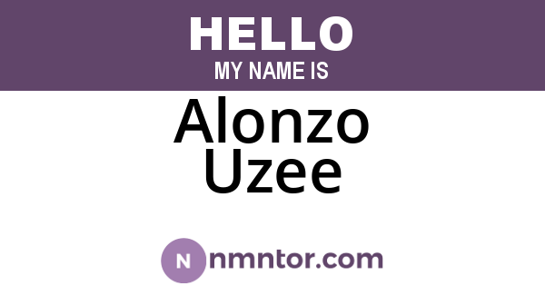 Alonzo Uzee