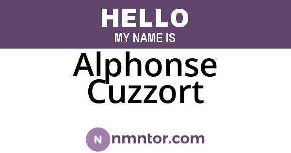 Alphonse Cuzzort