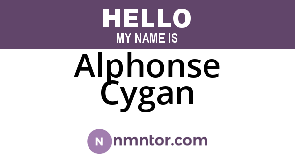 Alphonse Cygan