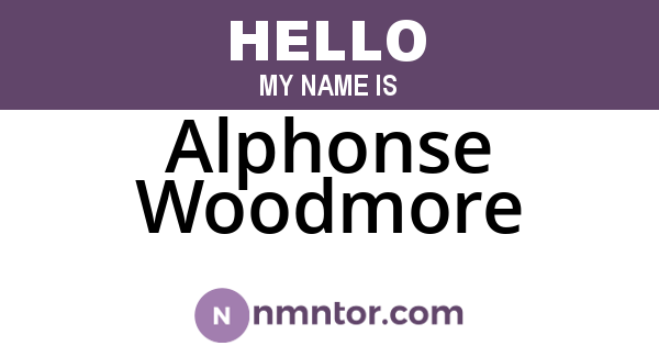 Alphonse Woodmore