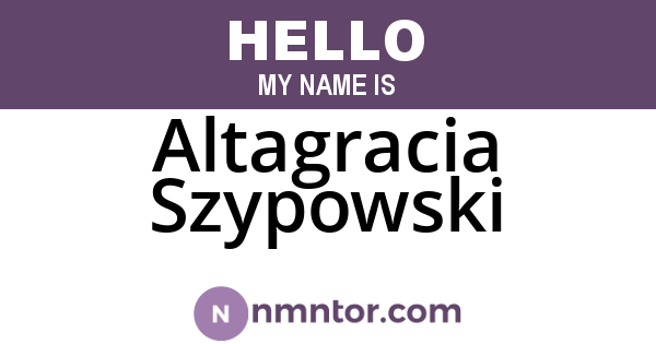 Altagracia Szypowski