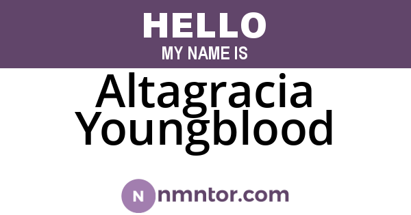 Altagracia Youngblood