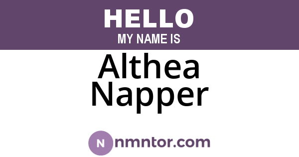Althea Napper
