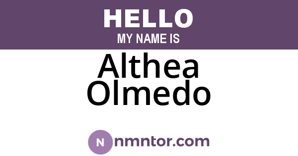 Althea Olmedo