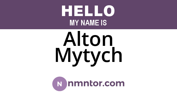Alton Mytych