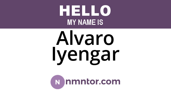 Alvaro Iyengar