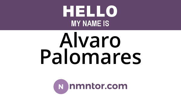 Alvaro Palomares